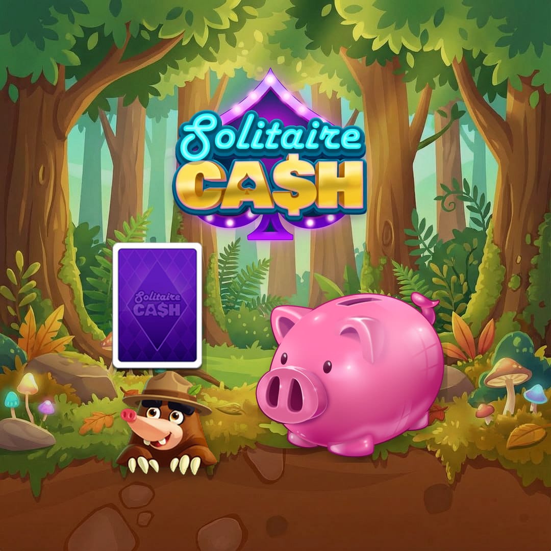 Solitaire Cash mobile game artwork for the Papaya case study