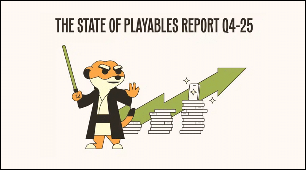 State of Playables Report Q4-25 cover graphic featuring Setto