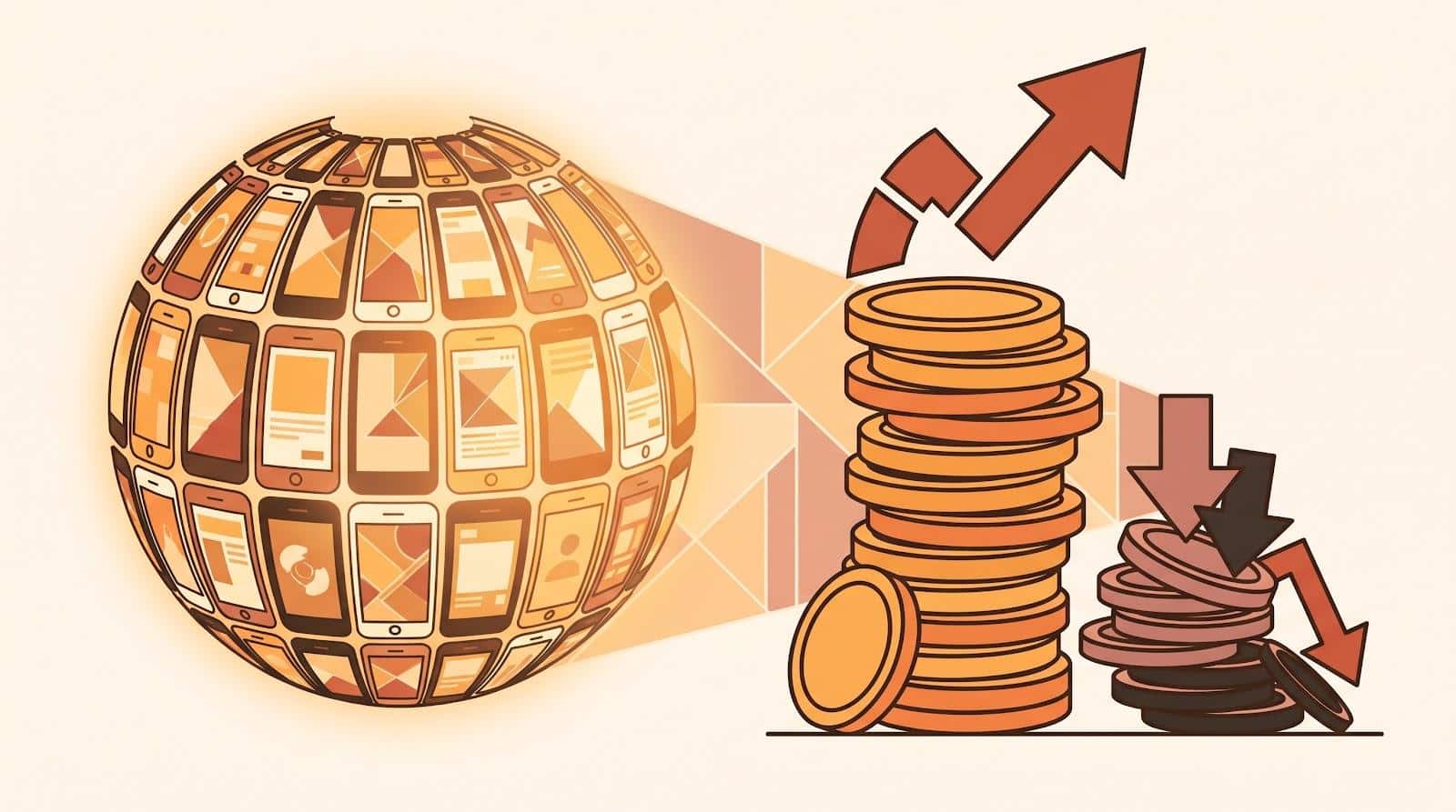 Newzoo's 2026 global games market numbers, with mobile growing while downloads fall.